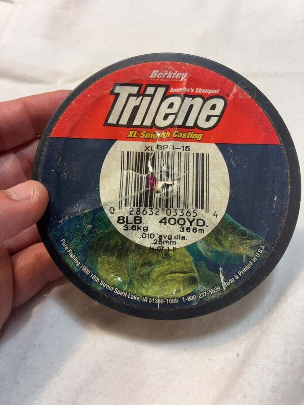 Berkley Trilene XL Smooth Casting Fishing Line 8lb 400yd